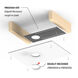 Edgelit Recessed LED Antique Bronze Recessed Light, Progress LED